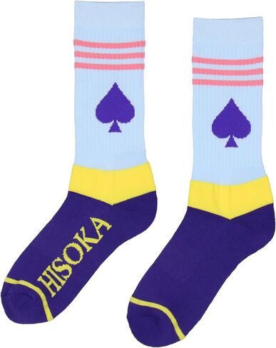 BioWorld Hunter X Hunter Anime Socks ، HXH Hisoka Morrow Club Spade Costume Athletic Crew Socks for Men Women 1 Pair in Saudi Arabia