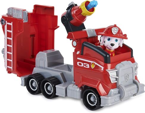 Paw Patrol ، فيلم Marshall Deluxe Movie Transforming Truck Tuy Toy مع شخصية حركة قابلة للتحصيل ، ألعاب Kids للأعمار 3 وما فوق in Kuwait
