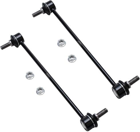 Detroit Axle-8pc مجموعة تعليق الطرف الأمامي لعام 2007-2017 Jeep Patriot Compass ، 2009-2012 Dodge Caliber ، 2 أذرع التحكم السفلية مع مفاصل الكرة 4 قضبان التعادل الداخلية والخارجية 2 قضبان التأثير in Kuwait