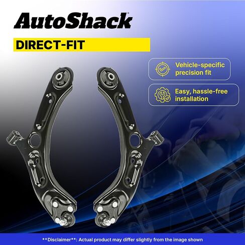 AutoShack Front Right Lower Control Arm with Ball Joint Assembly for 2013-2019 2020 Nissan Pathfinder 2013 INFINITI JX35 2022 QX60 2.5L 3.5L V6 4WD AWD FWD | Passenger Side CAK401219 in Saudi Arabia