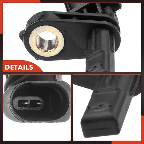 مستشعر سرعة عجلة ABS-PREMIUM ABS متوافق مع Audi و Porsche و Seat & Volkswagen-لـ Jetta 2005-2018 ، Tiguan ، Bora ، A3 ، A3 Quattro ، TT ، Jetta City ، Passat CC ، Golf ، Golf ، Beetle in Saudi Arabia