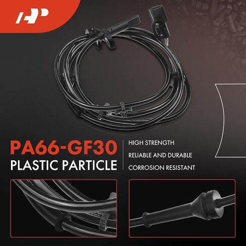 A-Premium ABS Wheel Speed Sensor Compatible with Nissan Models - Leaf 2011-2016, Hatchback - Front Driver or Passenger Side, Replace# 47910-3NA0A, 47910-3NA1A in Kuwait