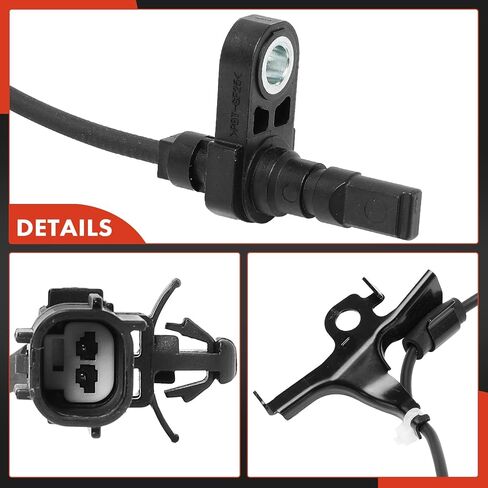 A-Premium Front Right ABS Wheel Speed Sensor Compatible with Toyota - Yaris 2008 2009 2010 2011 2012 - Front Right Passenger Side, Replace# 895420D030 in Saudi Arabia