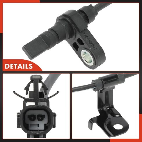 A-Premium Front Right ABS Wheel Speed Sensor Compatible with Toyota - Yaris 2008 2009 2010 2011 2012 - Front Right Passenger Side, Replace# 895420D030 in Saudi Arabia