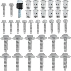 68193128AB-Sidestep Car Pedal Screw Kit Fit for RAM 2013-2019 Dodge RAM 1500 2500 3500،2014-2019 RAM 4500 5500 in Kuwait