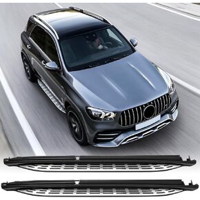 2pcs خطوة جانبية من الألومنيوم ألواح تشغيل NERF لعام 2020 2021 2022 2023 2024 مرسيدس بنز W167 GLE 350 400 400 580 63 SUV (يسار+يمين) in Kuwait