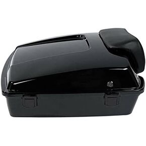 TCMT VIVID Black Razor Tour Pack Trunk مسند الظهر المفروم من أجل Harley Touring Road Road Glide Glide Glide Electra Glide 1997-2013 in Saudi Arabia