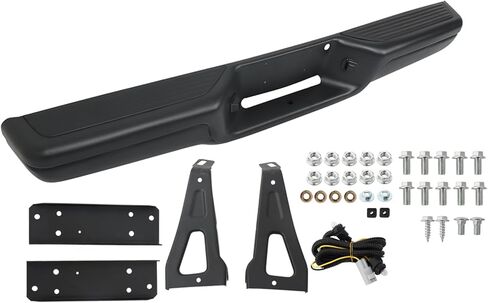 WFLNHB Rear Step Bumper Chrome Replacement for Dakota Pickup 1997-2004 CH1103103 with Mounting Bracket in Saudi Arabia