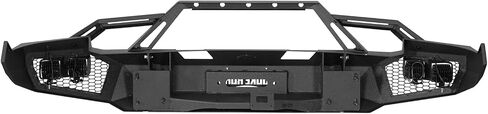 Hoke Road 09-12 Ram 1500 Front Pumper for 2009 2010 2011 2012 Dodge Ram 1500 Pickup Truck ، Offroad Rock Crawler Wumper w/Winch Plate & D Ring Mounts in Saudi Arabia
