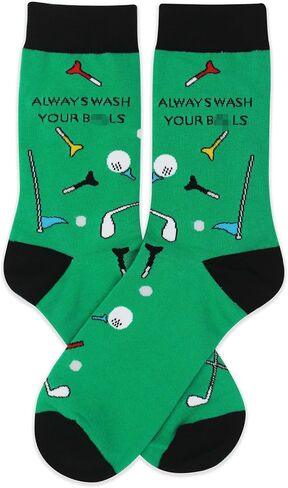 Sports Socks, Gifts for Sport Lover, Sports Themed Gifts for Christmas Birthday, Novelty Funny Casual Crew Socks. in Kuwait