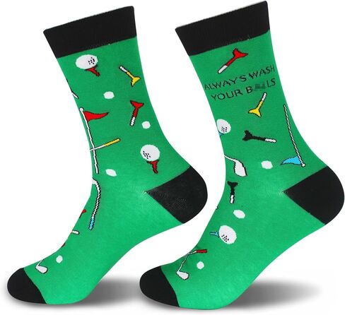 Sports Socks, Gifts for Sport Lover, Sports Themed Gifts for Christmas Birthday, Novelty Funny Casual Crew Socks. in Kuwait
