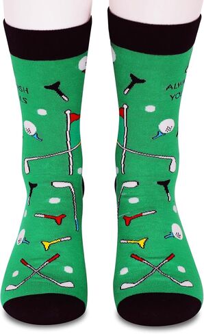 Sports Socks, Gifts for Sport Lover, Sports Themed Gifts for Christmas Birthday, Novelty Funny Casual Crew Socks. in Kuwait