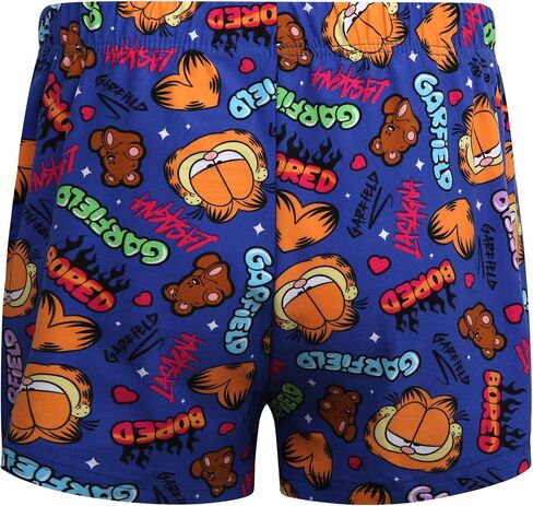 Garfield Womens Pajama Set, Soft Stretchy Pajama Shorts & Short Sleeve, Notch Collar, Button Down Top in Saudi Arabia
