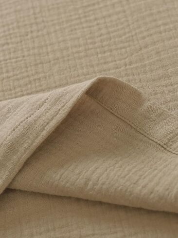 Latuza Women's Cotton Gauze Lounge Pajama مجموعة أعلى وشروط شورت 2 قطعة in Saudi Arabia