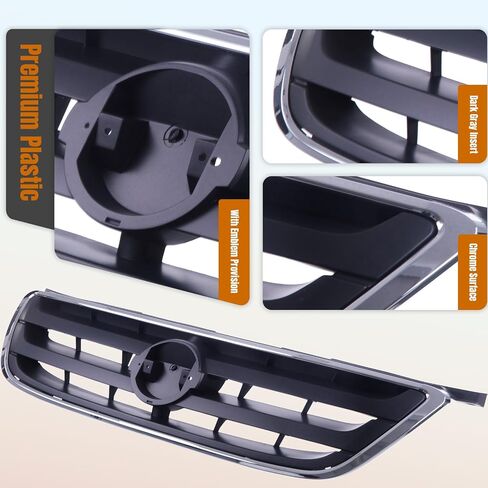 Carpartsdepot Grille Grille Grill متوافق مع Nissan Altima (2010-2012 Altima 4-Door) in Kuwait