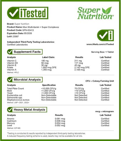 Super Nutrition SimplyOne® ، مجمعات Multivitamin + Super للرجال مع مجمع فيتامين C + Super Adaptogen ، 90 قرصًا in Saudi Arabia