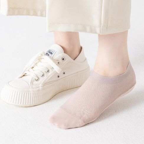 Womens Thin Socks Non Slip Ultra Thin Liner Socks Nylon Cool Sense No Show Socks Sheer Lightweight in Saudi Arabia