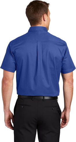 City Co. Men Men Short Sleeve Button Down Down مع الجيب الأمامي (متوفر في Big & Tall) in Kuwait