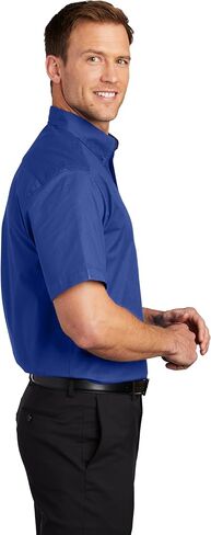 City Co. Men Men Short Sleeve Button Down Down مع الجيب الأمامي (متوفر في Big & Tall) in Kuwait