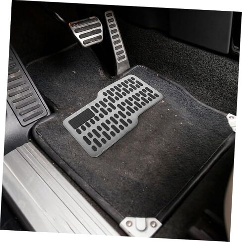 Amosfun 2Pcs Durable Car Brake Pedal Pads Thickened Non Slip Replacement Foot Covers for Enhanced Wear Resistance Compatible with Various Vehicle Models Easy Installation in Saudi Arabia