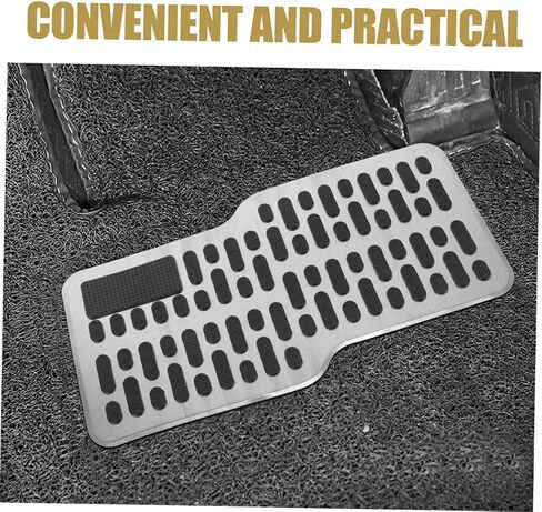 Amosfun 2Pcs Durable Car Brake Pedal Pads Thickened Non Slip Replacement Foot Covers for Enhanced Wear Resistance Compatible with Various Vehicle Models Easy Installation in Saudi Arabia