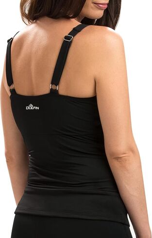 Dolfin Aquashape Women Wild Wrap Wrap Tankini Top Swimsuit in Kuwait