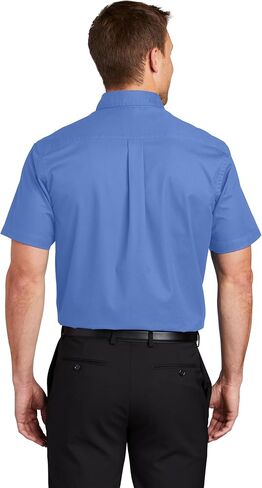 City Co. Men Men Short Sleeve Button Down Down مع الجيب الأمامي (متوفر في Big & Tall) in Kuwait