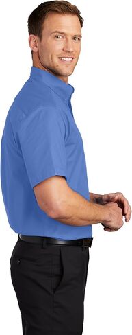City Co. Men Men Short Sleeve Button Down Down مع الجيب الأمامي (متوفر في Big & Tall) in Kuwait
