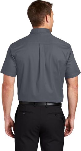 City Co. Men Men Short Sleeve Button Down Down مع الجيب الأمامي (متوفر في Big & Tall) in Kuwait