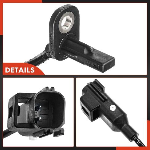 مستشعر سرعة عجلة ABS A-Premium ABS متوافق مع طراز Jaguar-XF/XFR/XKR 2011-2015 ، XJ 2010-2015 ، XK 2009-2015 ، XFR-S 2013-2014 ، XKR-S 2012-2015 ، 2.0L 3.0L-DRIVER REACRINC in Saudi Arabia