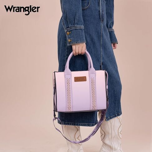 Montana West Wrangler Purple Purses و Aztec RFID حامل بطاقة الائتمان المحددة للنساء in Saudi Arabia