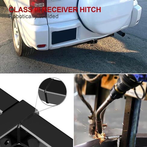 APS Rear Trailer Hitch, 2 inch Towing Hitch Receiver Class 3 Hitch Cover Included Compatible with Toyota Rav4 1996-2005 in Saudi Arabia