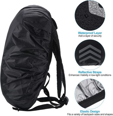PATIKIL Waterproof Rucksack Cover, Non-Slip Backpack Rain Cover for Climbing in Saudi Arabia