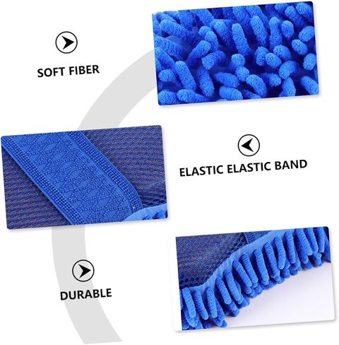 PRETYZOOM 1set Wash Gloves Durable Auto Cleaning Mitts Lightweight Portable Cleaning Tool for Dirt Removal for All Vehicle Types 2pcs in Saudi Arabia