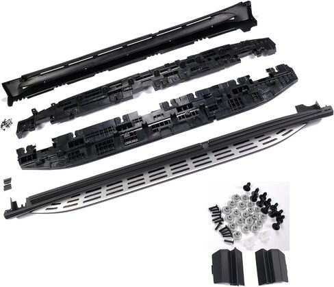 2pcs خطوة جانبية من الألومنيوم ألواح تشغيل NERF لعام 2020 2021 2022 2023 2024 مرسيدس بنز W167 GLE 350 400 400 580 63 SUV (يسار+يمين) in Kuwait