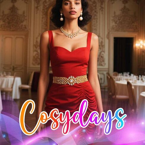 COSYDAYS Silver Rhinestone Belt Sparkly Waist Chain Belts for Women in Kuwait