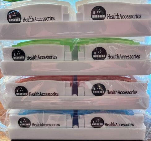 HealthAccessories الإسبانية صندوق حبوب منع الحمل 7 أيام أسبوعيًا مرتين في اليوم صباحًا صباحًا (كبير) منظم صندوق حبوب منع الحمل الإسباني (Weepick). الفقرة أون سيمانا. in Kuwait