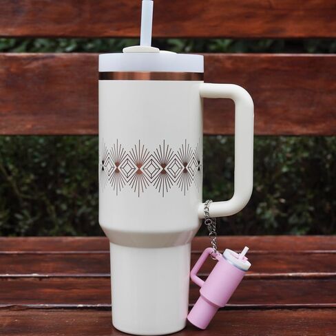Dreamfocus Mini Cup Keychain Charms for Stanley 40 oz Tumbler Handle in Saudi Arabia