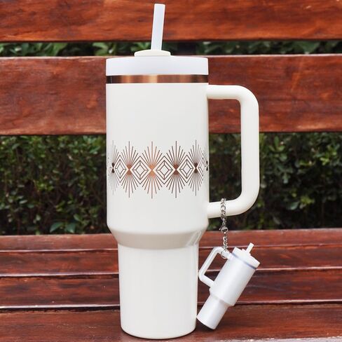 Dreamfocus Mini Cup Keychain Charms for Stanley 40 oz Tumbler Handle in Saudi Arabia