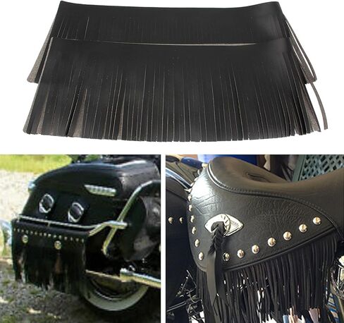 حقيبة أدوات لوحة أرضية مقعد للسرج على شرابة Harley Scout Chief Classic Chieftain Roadmaster Chief Vintage Indian Dark Horse - Black in Kuwait