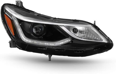 AKKON - Headlamps For 2016 2017 2018 2019 Chevy Cruze Model w/LED DRL Halogen Projector Headlights Left Driver Side in Kuwait