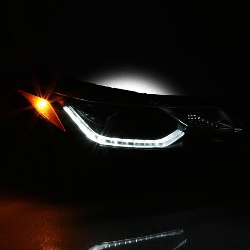 AKKON - Headlamps For 2016 2017 2018 2019 Chevy Cruze Model w/LED DRL Halogen Projector Headlights Left Driver Side in Kuwait