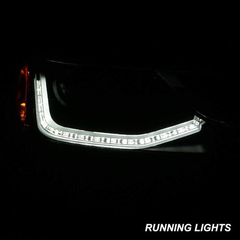 AKKON - Headlamps For 2016 2017 2018 2019 Chevy Cruze Model w/LED DRL Halogen Projector Headlights Left Driver Side in Kuwait