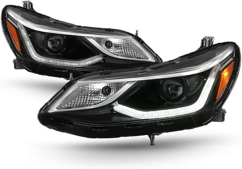 AKKON - Headlamps For 2016 2017 2018 2019 Chevy Cruze Model w/LED DRL Halogen Projector Headlights Left Driver Side in Kuwait