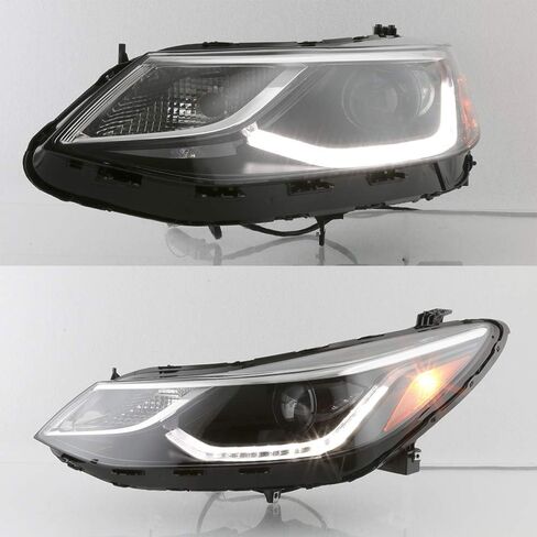 AKKON - Headlamps For 2016 2017 2018 2019 Chevy Cruze Model w/LED DRL Halogen Projector Headlights Left Driver Side in Kuwait