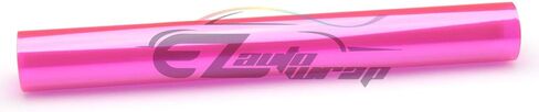 ezauto التفاف مجموعة أدوات مجانية 12 "x60" (1ft × 5ft) اللامع المصباح الوردي اللامع المصباح الخفيف الخفيف الجانبي علامة الفينيل اللثافة اللاصقة in Saudi Arabia