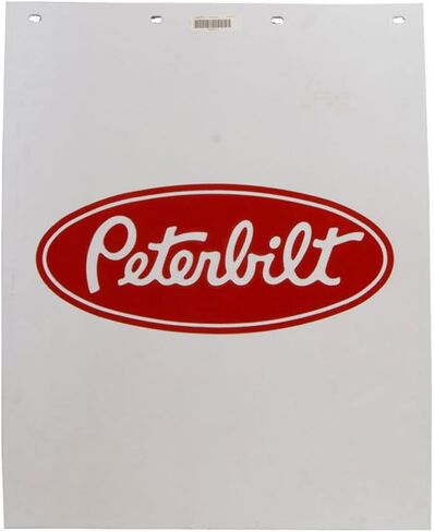 Motors 24" x 30" Poly 3/16" Thick Semi Truck White Mud Flaps- Set of 2 in Kuwait