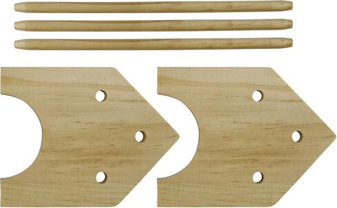 SE Mini Wood Cliers Rack - Pine Wood Dowels Rack - Mini Tool Organizer - Tool Free Assembly - Wi -PS6 in Saudi Arabia