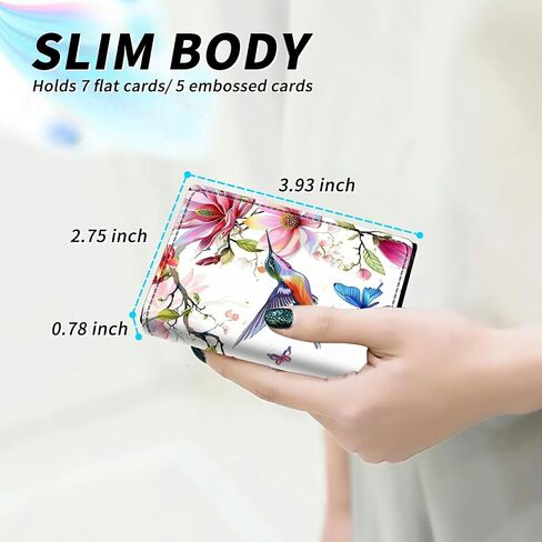 Red Dragon Minimalist Wallet for Men, Pop Up Card Case Wallet for Women, PU Leather Automatic Credit Card Holder Metal Money Clip Wallet RFID Blocking Bifold Pocket Wallet in Saudi Arabia