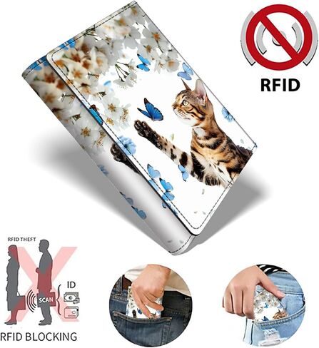 Red Dragon Minimalist Wallet for Men, Pop Up Card Case Wallet for Women, PU Leather Automatic Credit Card Holder Metal Money Clip Wallet RFID Blocking Bifold Pocket Wallet in Saudi Arabia